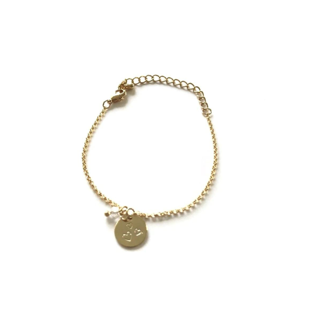 Dainty Hearts Gold Bracelet - Standout Boutique