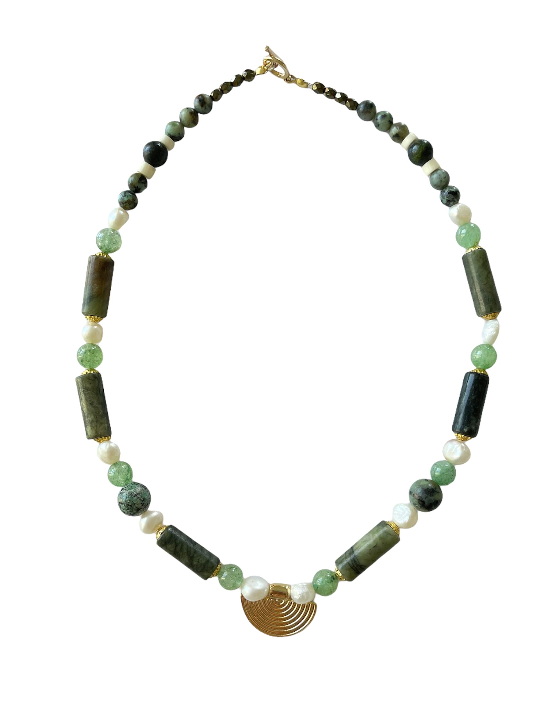 Eartha Gemstone Beaded Necklace - Standout Boutique