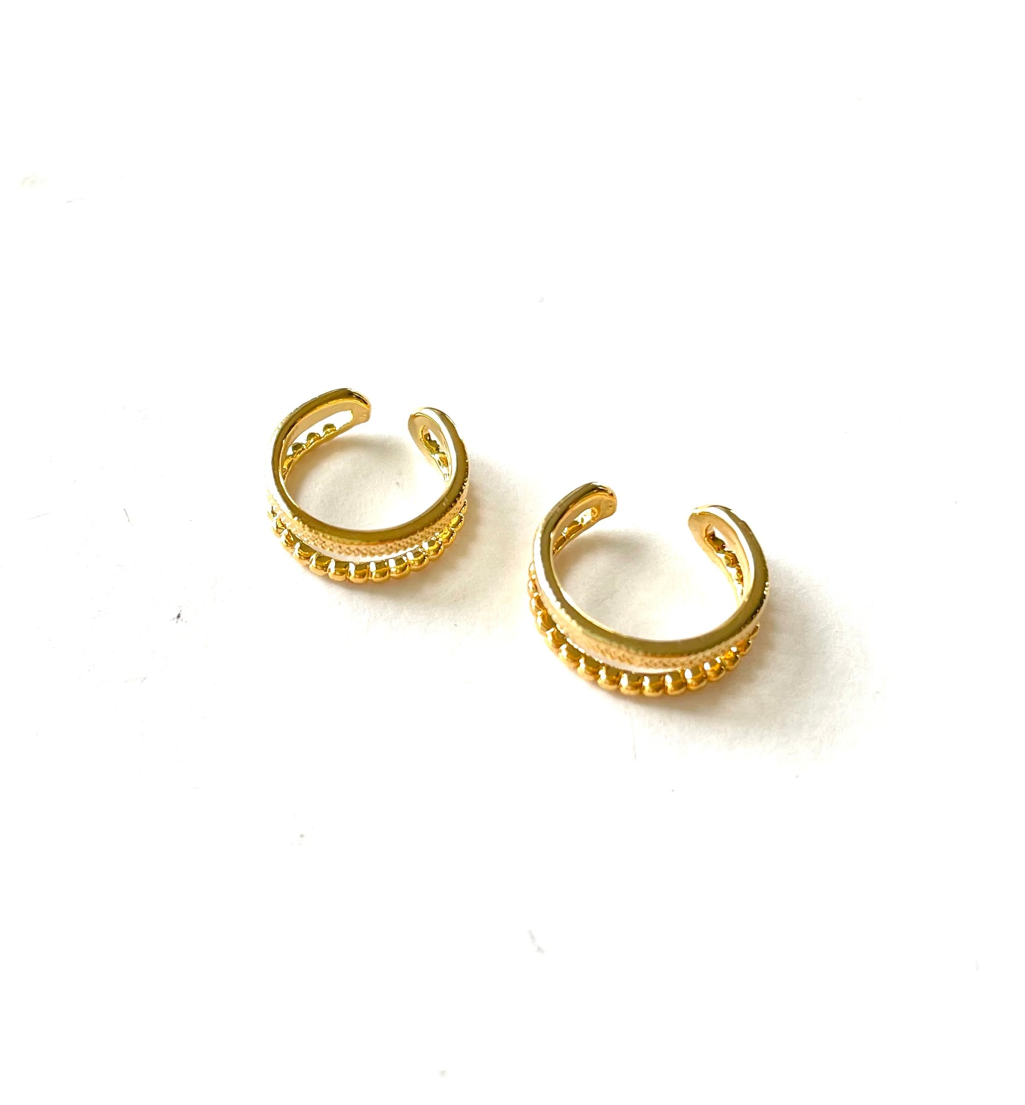 Handmade gold and brass Ear Cuff - Standout Boutique