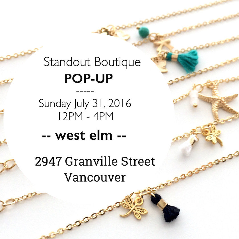 Upcoming Pop-up at west elm MARKET