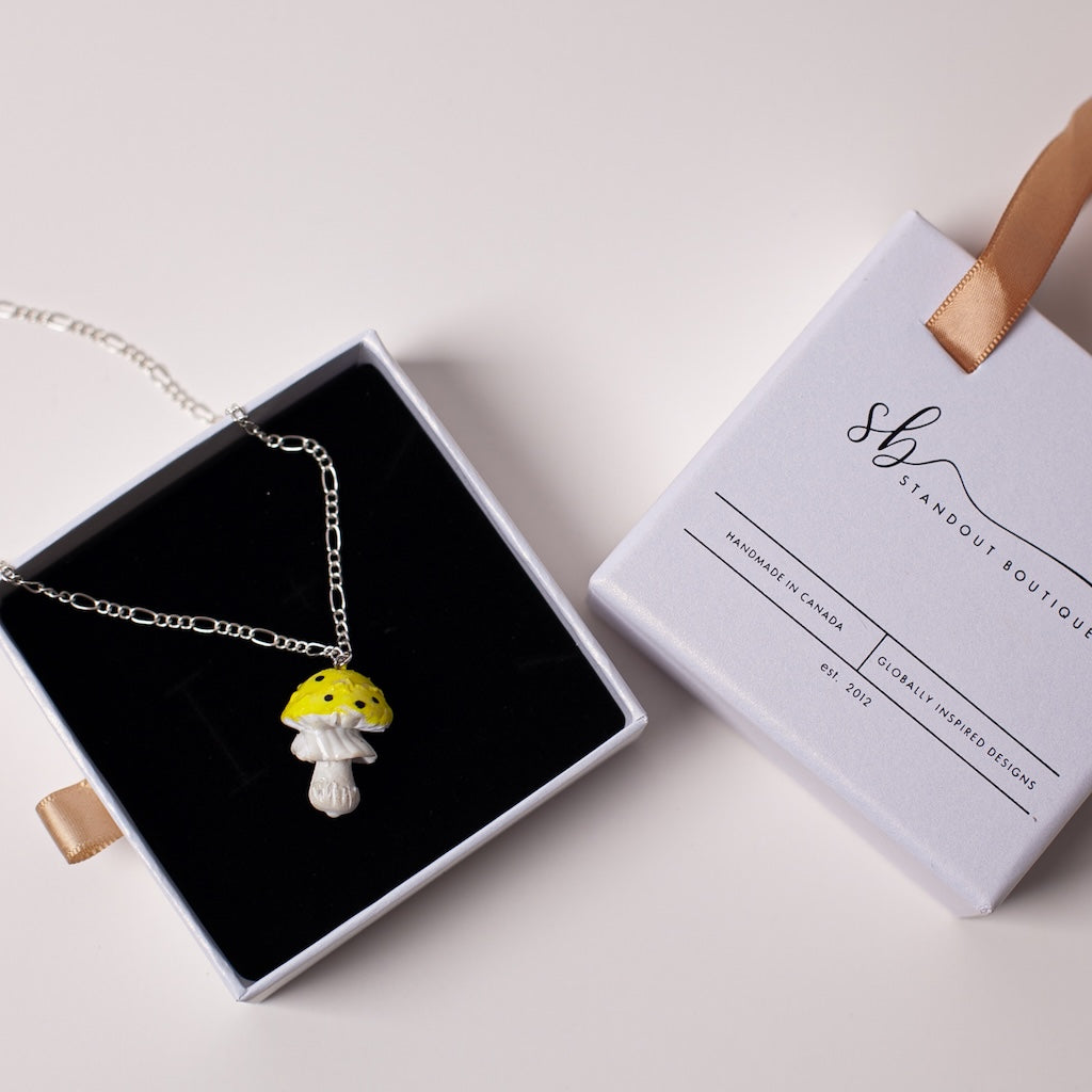 Intricate Sylvie Mushroom Necklace