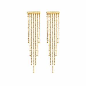 Golden Cascade Earrings