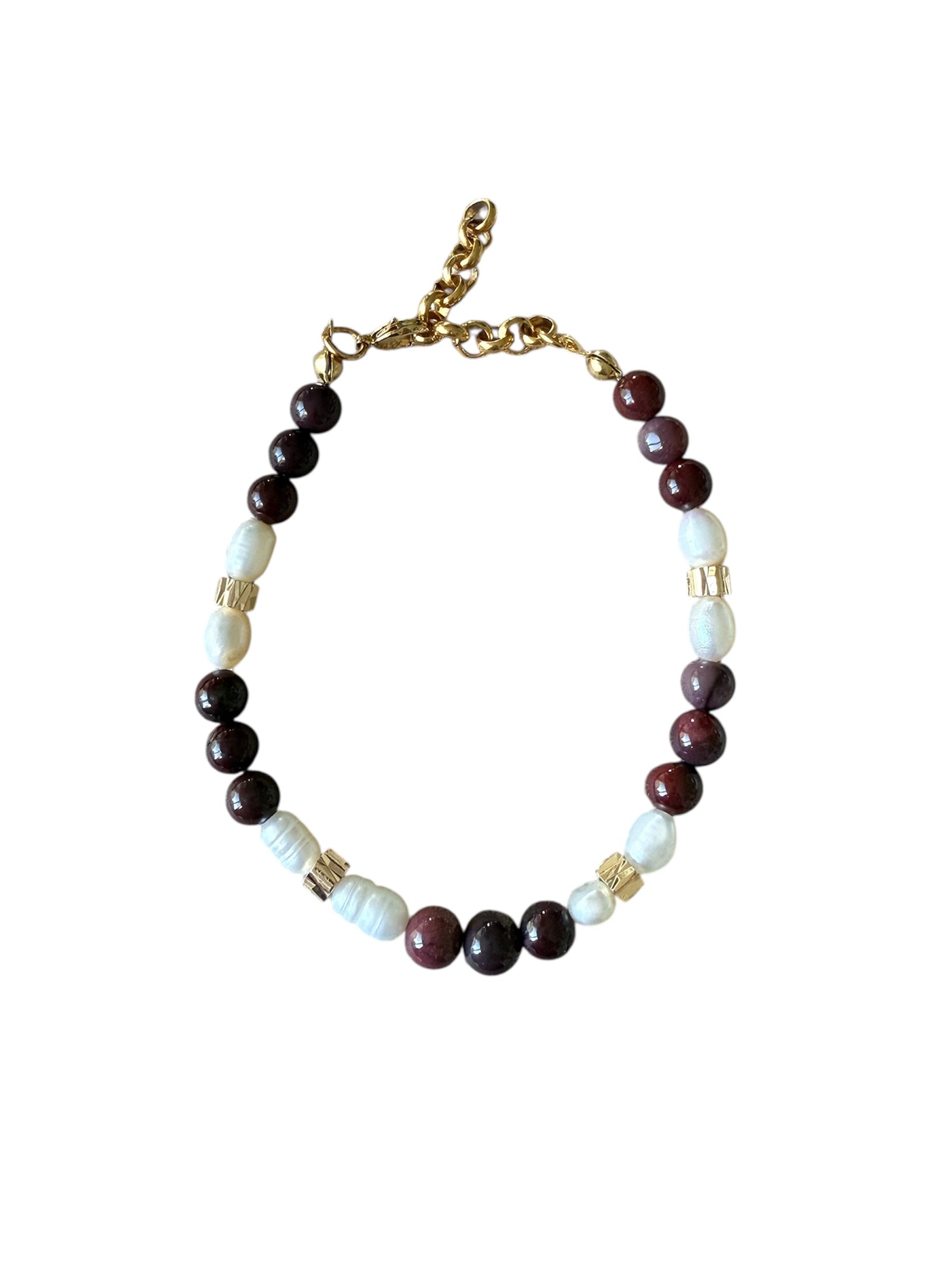 Agate & Pearl Bracelet