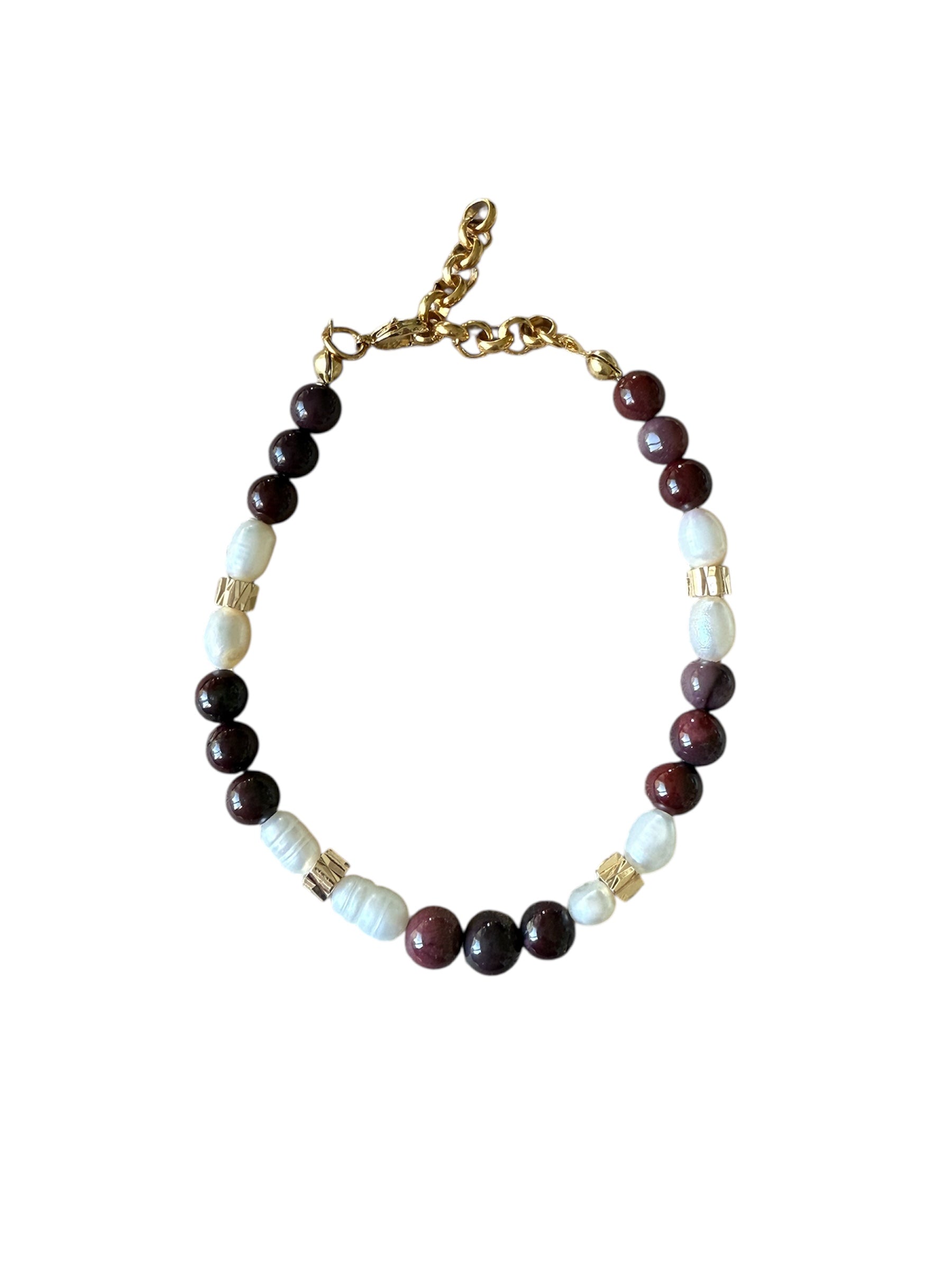 Agate & Pearl Bracelet