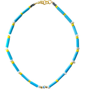 Beaded Pearl Necklace