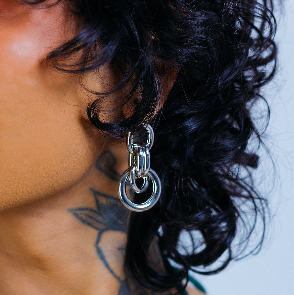 Cali Silver Earrings