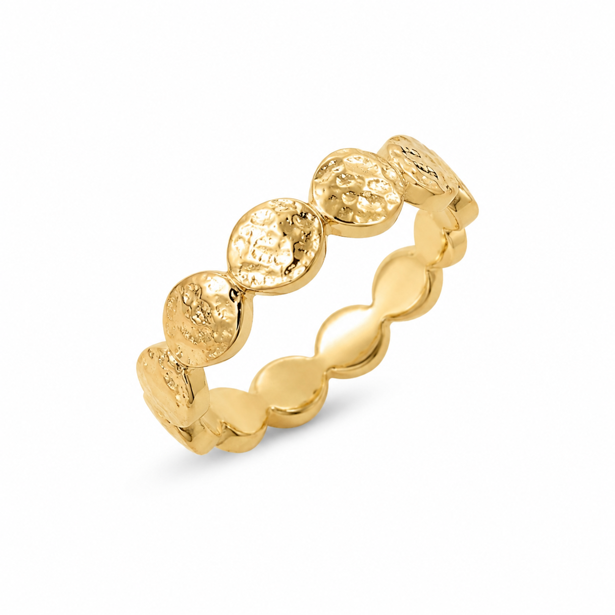 Golden Mosaic Ring