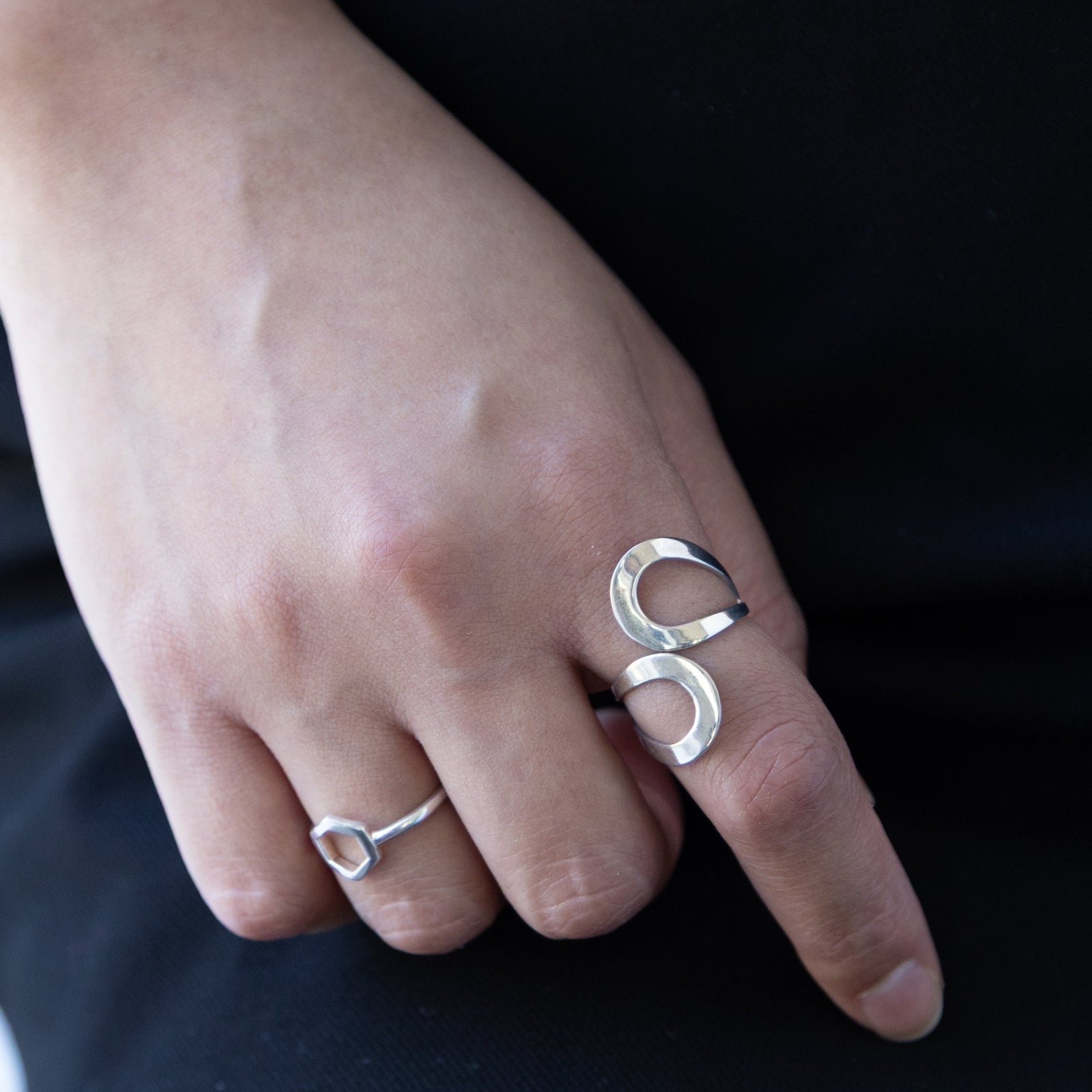 Double Wave Ring
