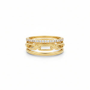 Stacked Band Ring Set