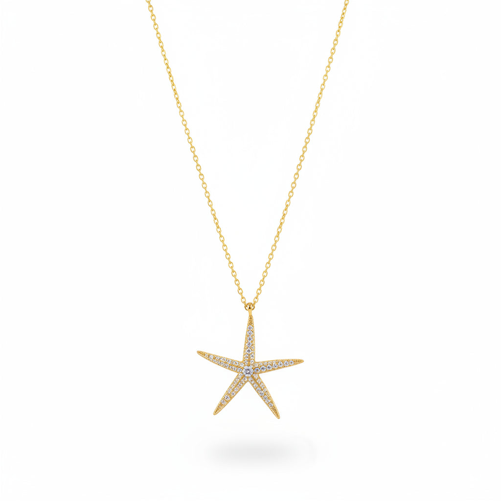 Starfish Charm Necklace