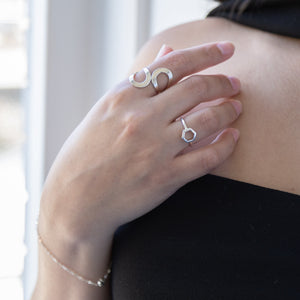 Double Wave Ring