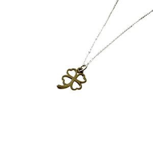 Sterling Silver Clover Necklace