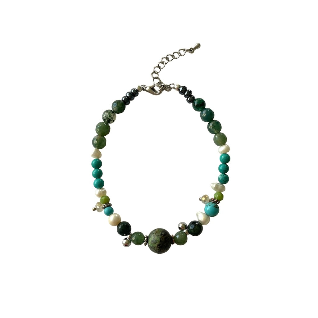 Mixed Green Bracelet