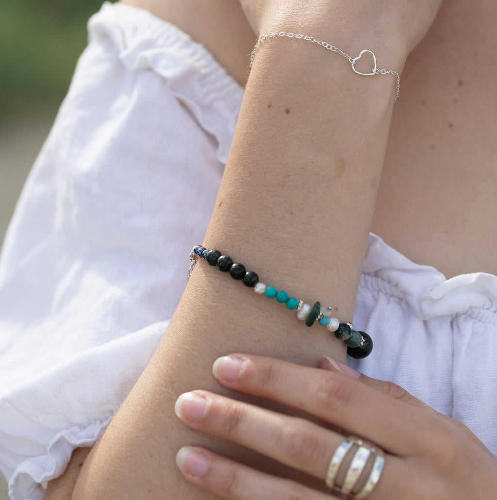 Mixed Green Bracelet