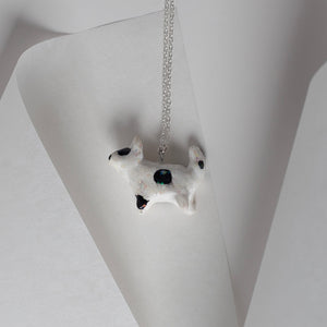 Luna Dalmatian Pendant Necklace