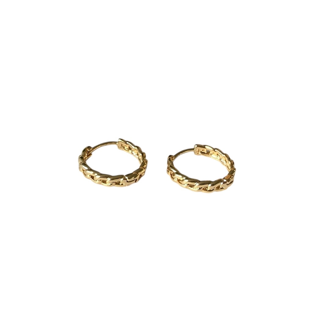 Rope Chain Hoops