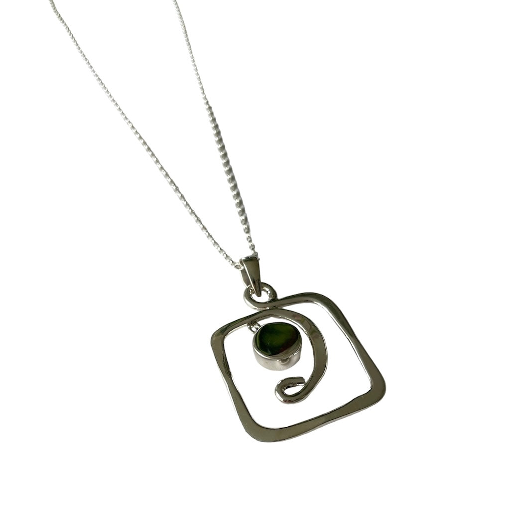 Selene Sterling Silver Pendant Necklace