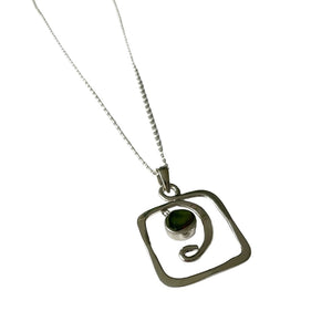 Selene Sterling Silver Pendant Necklace