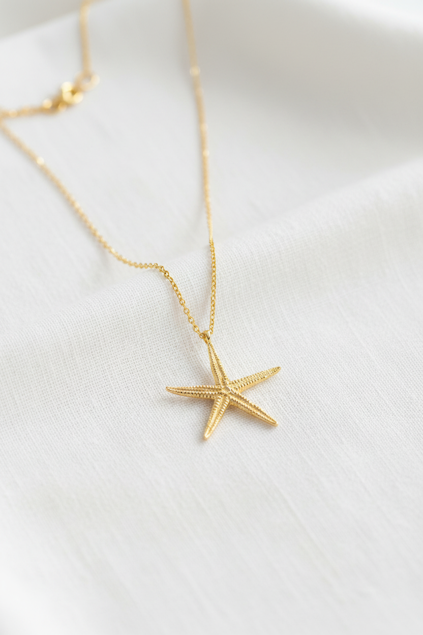 Starfish Charm Necklace