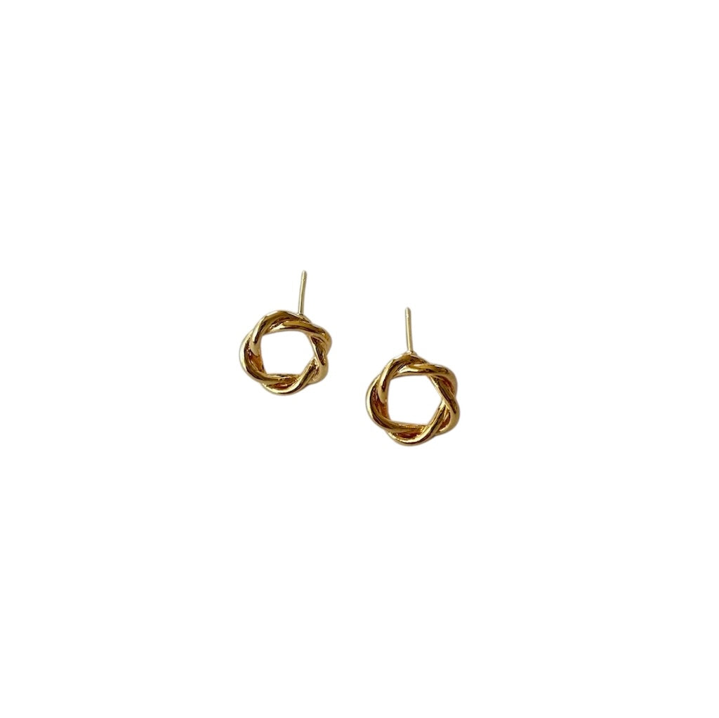 Twisted Circle Studs