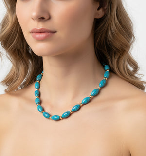 Blue Vintage Necklace