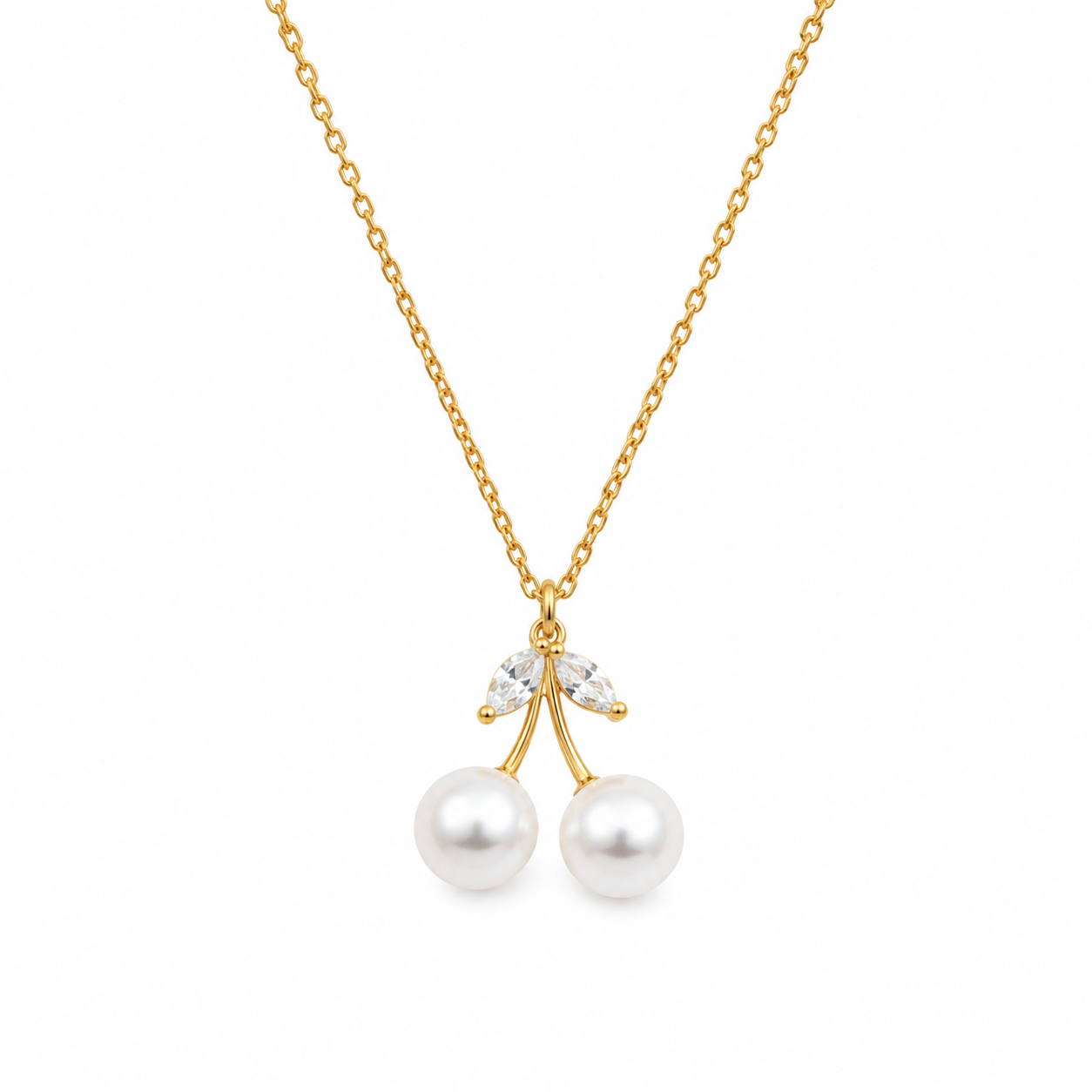 Cherry Pearl Necklace