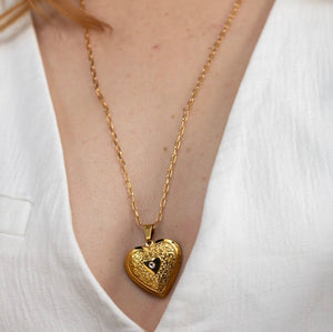 Siyona Heart Locket Necklace