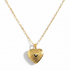 Siyona Heart Locket Necklace