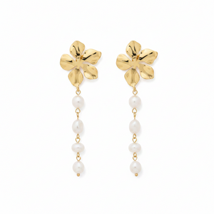 Pearl Blossom Earrings