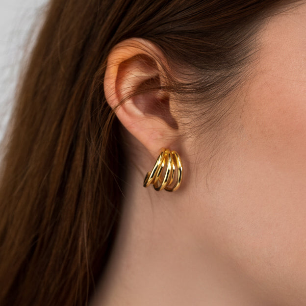 Kiara Triple Hooped Earings