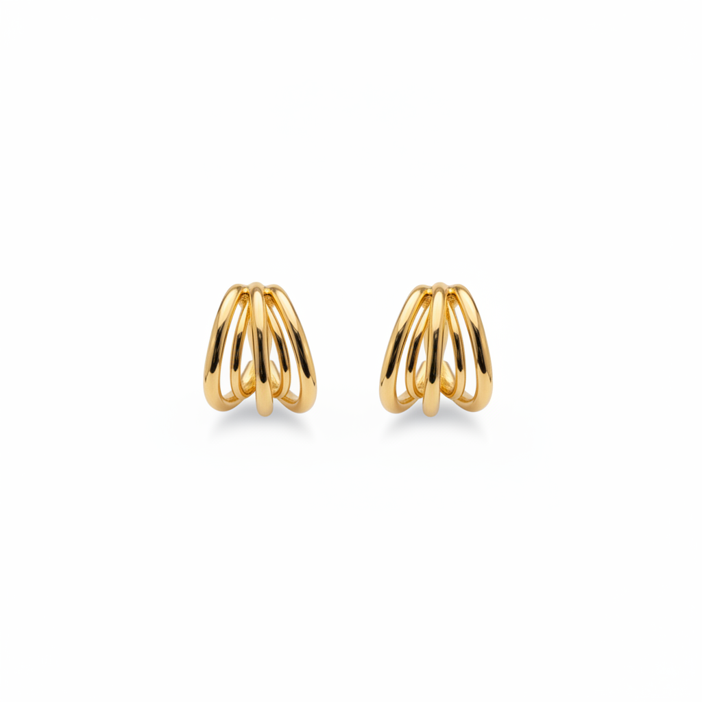 Kiara Triple Hooped Earings