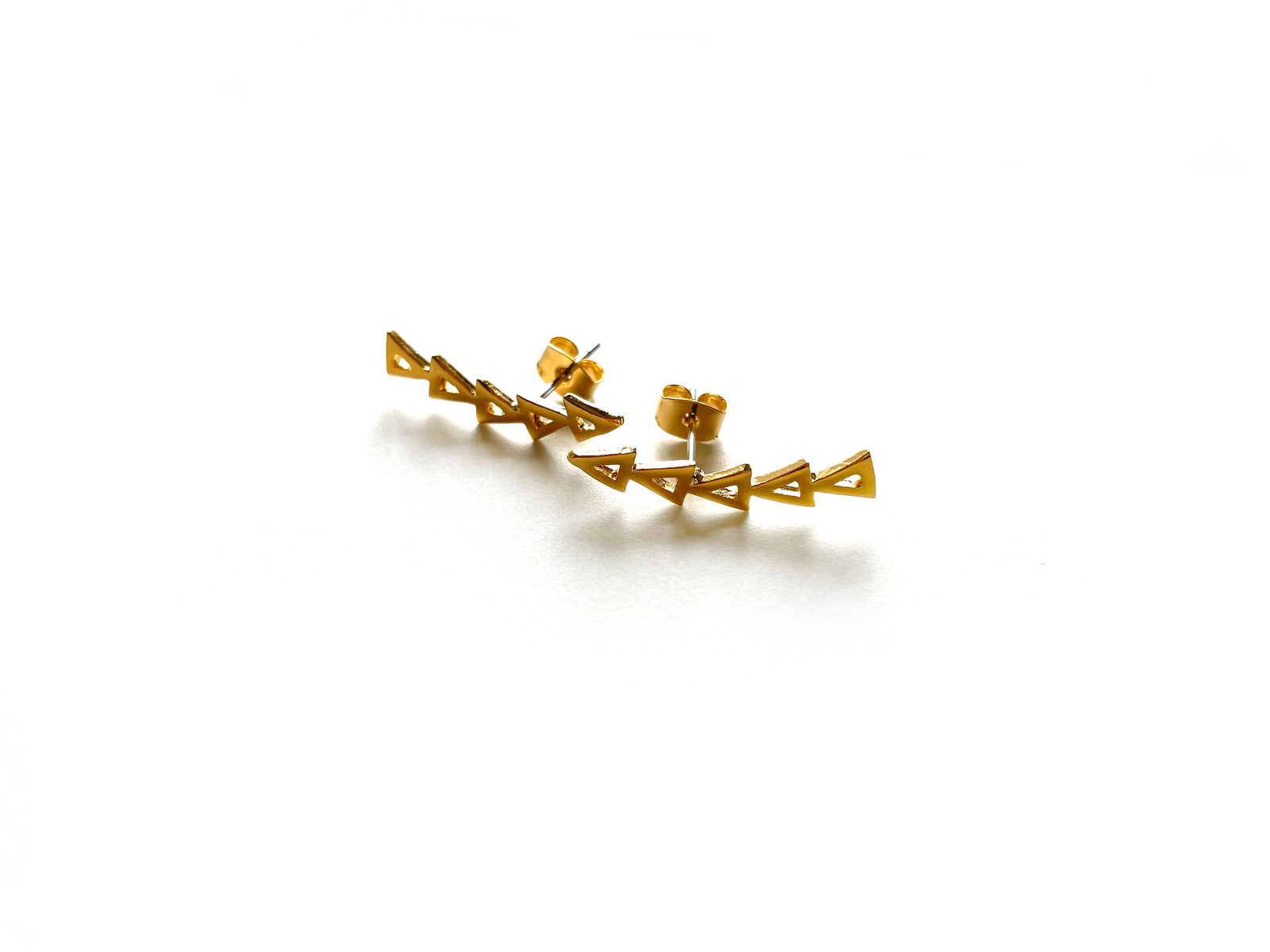 Standout Boutique's Dee - Gold Triangular Ear Climbers