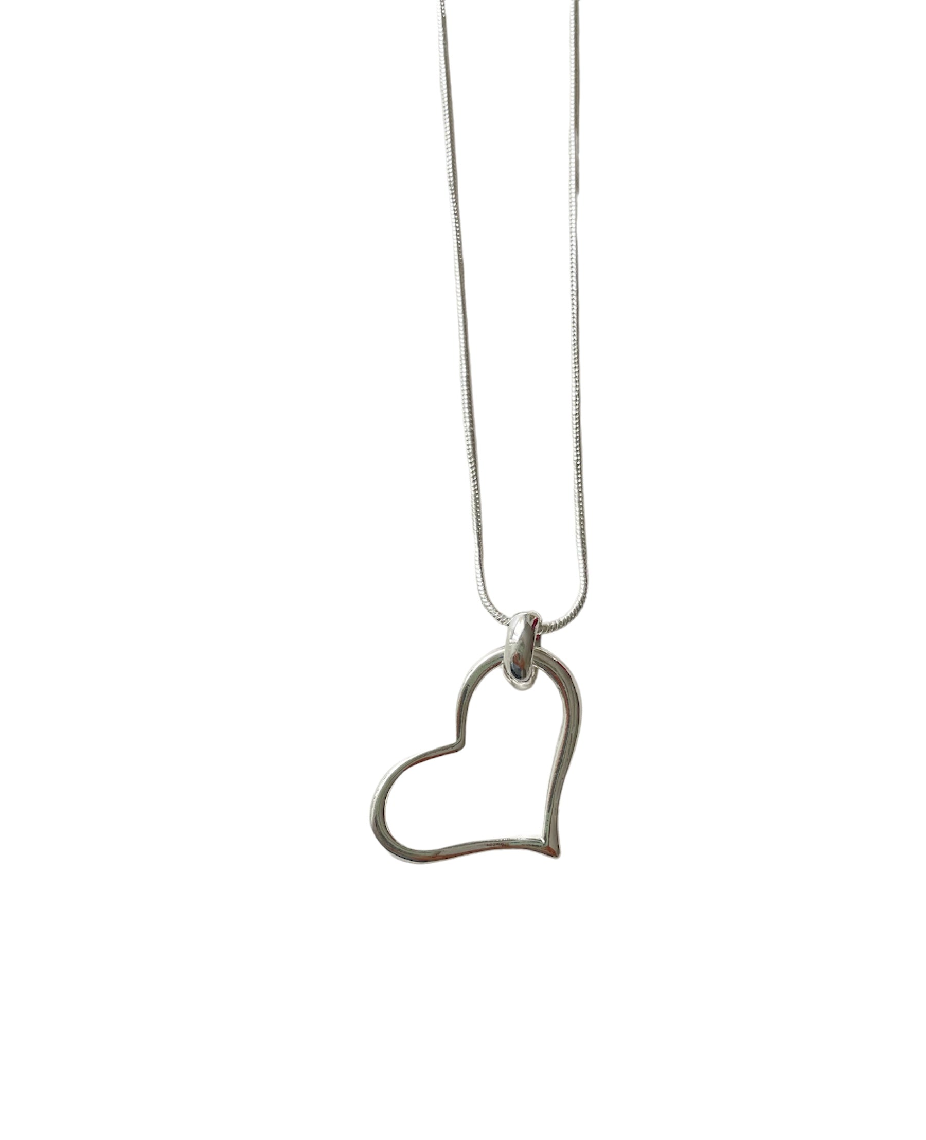 Sterling Dangling Heart - Standout Boutique