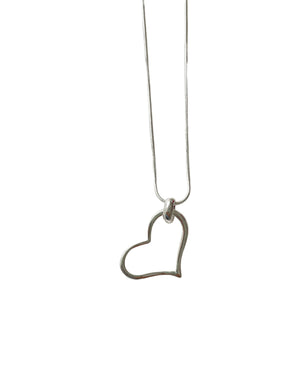 Sterling Dangling Heart - Standout Boutique