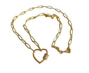 Heart Link Chain - Standout Boutique