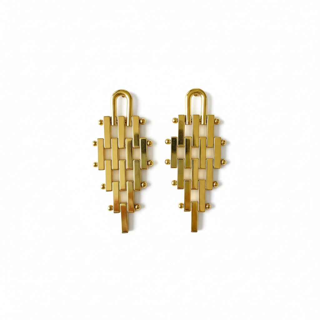 Emmeline Chain-Linked Earrings - Standout Boutique